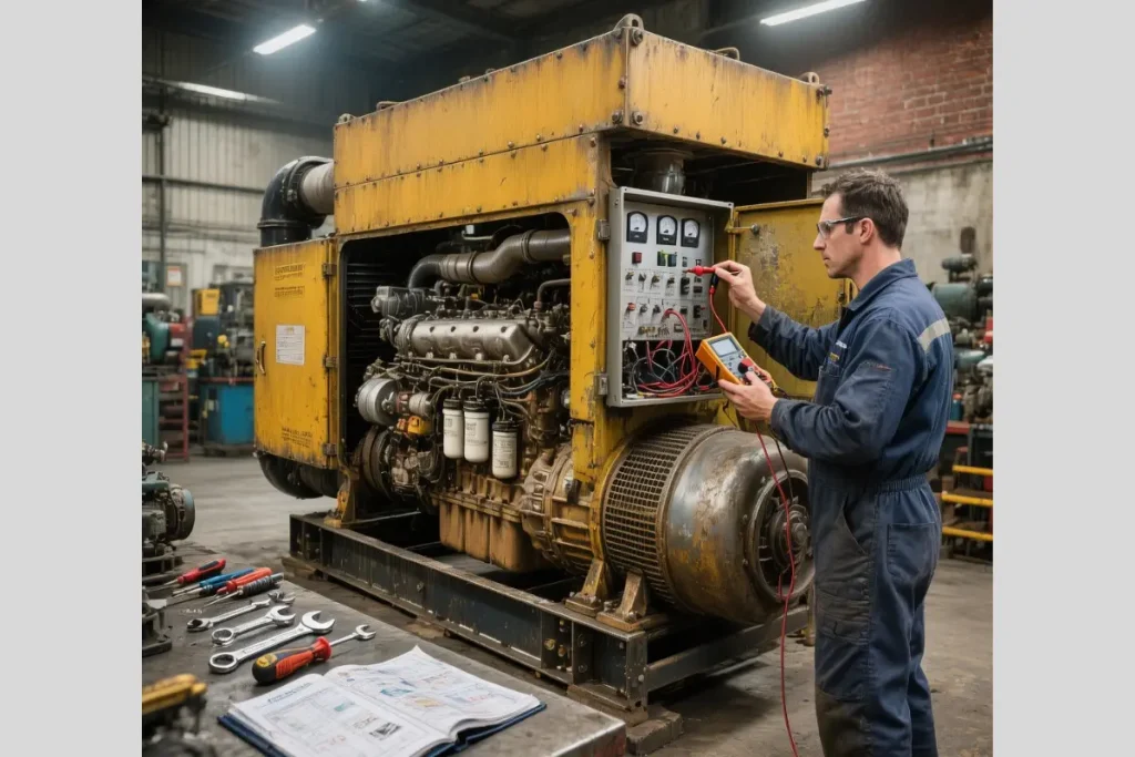 چک لیست فنی خرید دیزل ژنراتور دست دوم | رخشا دیزل آسیا