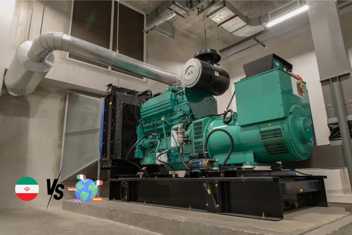 خرید دیزل ژنراتور ایرانی یا خارجی؛ مزایا، معایب + مقایسه کامل | رخشا دیزل آسیا