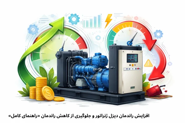 افزایش راندمان دیزل ژنراتور و جلوگیری از کاهش راندمان «راهنمای کامل» | رخشا دیزل آسیا