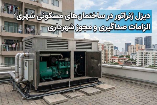 شرایط استفاده از دیزل ژنراتور در ساختمان مسکونی