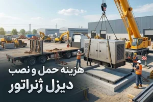 هزینه کلی و مقیاس قیمت نصب و حمل دیزل ژنراتور